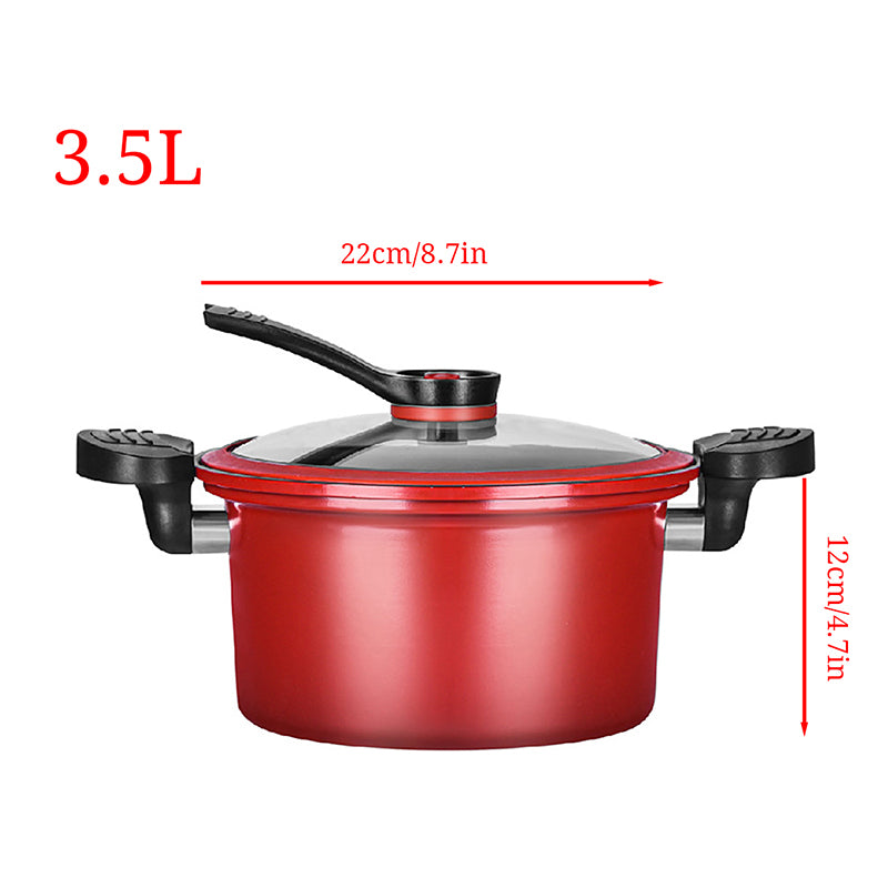 Panela de Pressão de 3L e 5L de Grande Capacidade Compatível – Panela de Pressão para Cozinhar Arroz, Revestimento de Pedra, Elétrica.