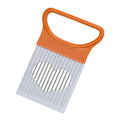 Novos gadgets de cozinha cortador de cebola tomate legumes garfo seguro legumes ferramentas corte itens domésticos cozinha